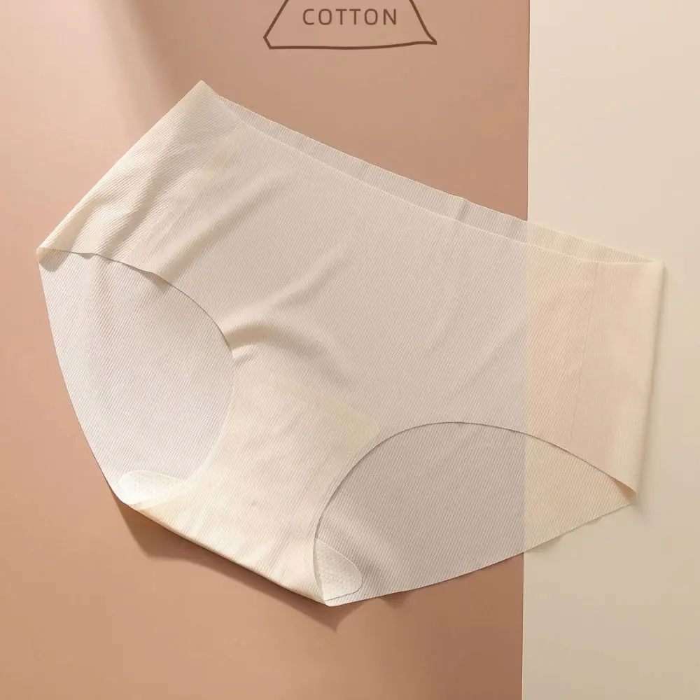 6Pcs Simple Mid Waist Ice Silk Panties Ultra Thin Underpants Seamless Briefs Lingerie Cotton Crotch Underwear for Women Lady
6Pcs Simple Mid Waist Ice Silk Panties Ultra Thin Underpants Seamless Briefs Lingerie Cotton Crotch Underwear for Women Lady