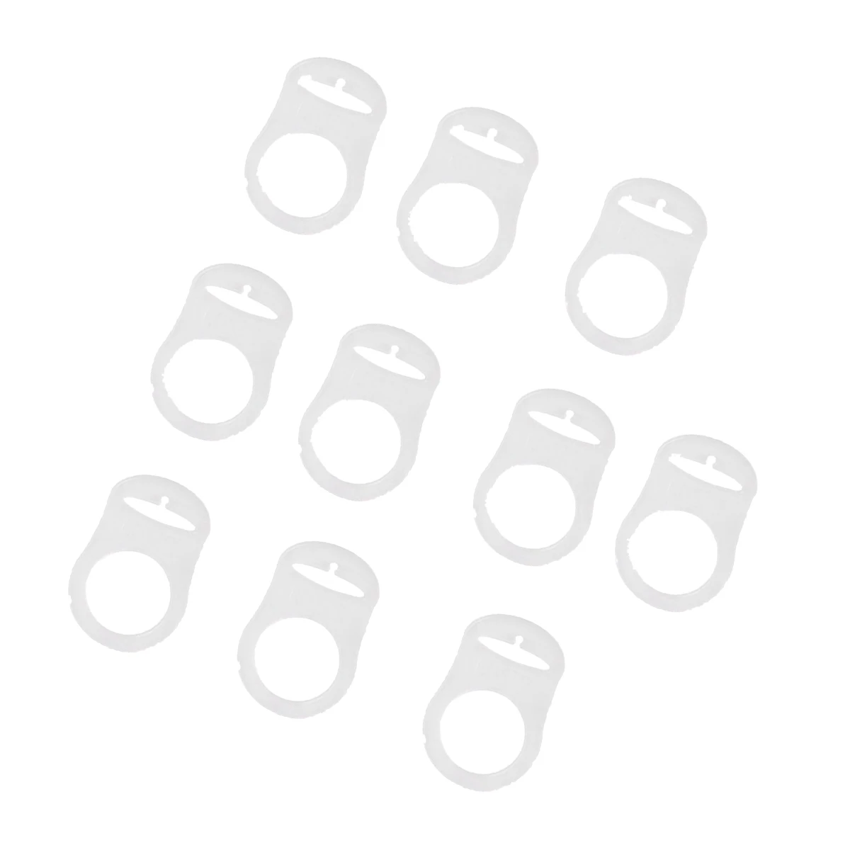 10pcs Pacifier Ring Clips Silicone Pacifier Clip Holder Baby Molar Adapter Soft Practical Newborn Gifts
10pcs Pacifier Ring Clips Silicone Pacifier Clip Holder Baby Molar Adapter Soft Practical Newborn Gifts