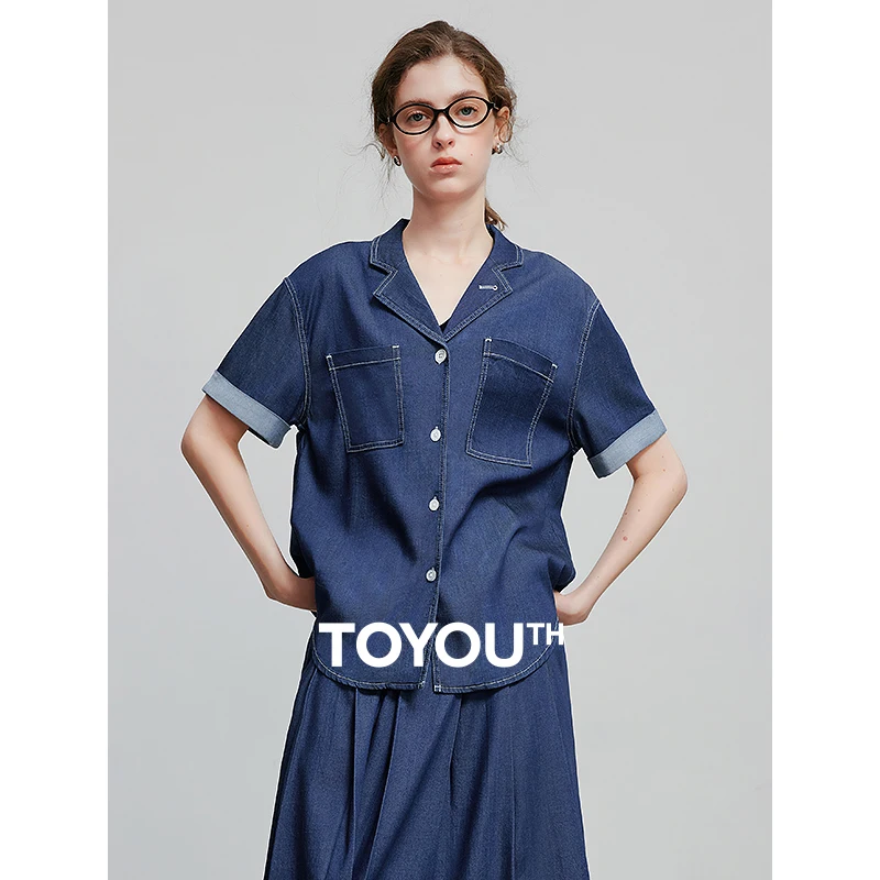 TOYOUTH Женская блузка-рубашка 2025, новая весенняя рубашка 8510061
TOYOUTH Женская блузка-рубашка 2025, новая весенняя рубашка 8510061