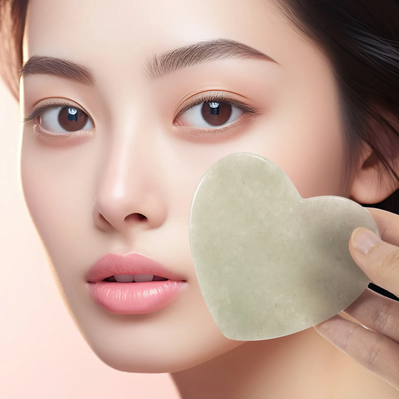 Нефритовый массажер Гуаша для лица и шеи: гладкий, неабразивный камень для массажа, незаменимое средство для ухода за кожей лица
Нефритовый массажер Гуаша для лица и шеи: гладкий, неабразивный камень для массажа, незаменимое средство для ухода за кожей лица