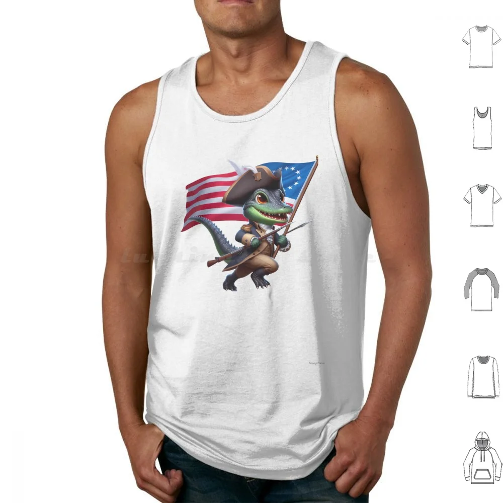 Croaky Leading The Revolution! Tank Tops Vest Sleeveless Revolution Instagator Croaky Caiman Gator Alligator Usa
Croaky Leading The Revolution! Tank Tops Vest Sleeveless Revolution Instagator Croaky Caiman Gator Alligator Usa