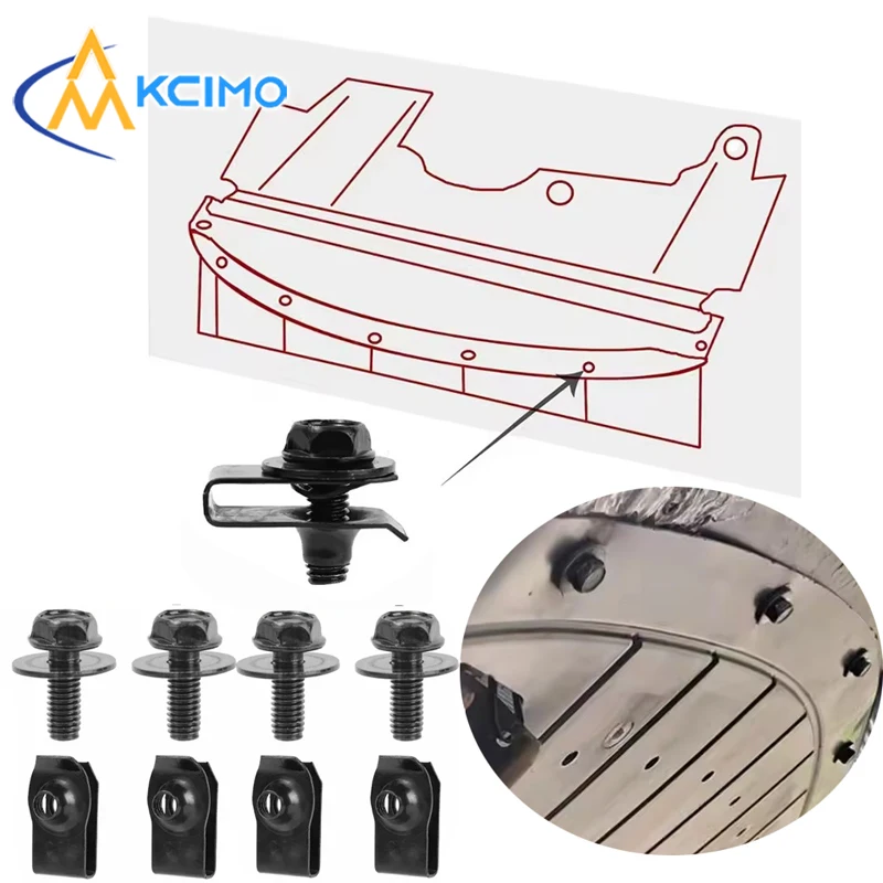Universal U-Nut Assortment Kit, Automotive Body Trim Retainer Clips for Car Bumper, Fender, Splash Guard Repair
Universal U-Nut Assortment Kit, Automotive Body Trim Retainer Clips for Car Bumper, Fender, Splash Guard Repair