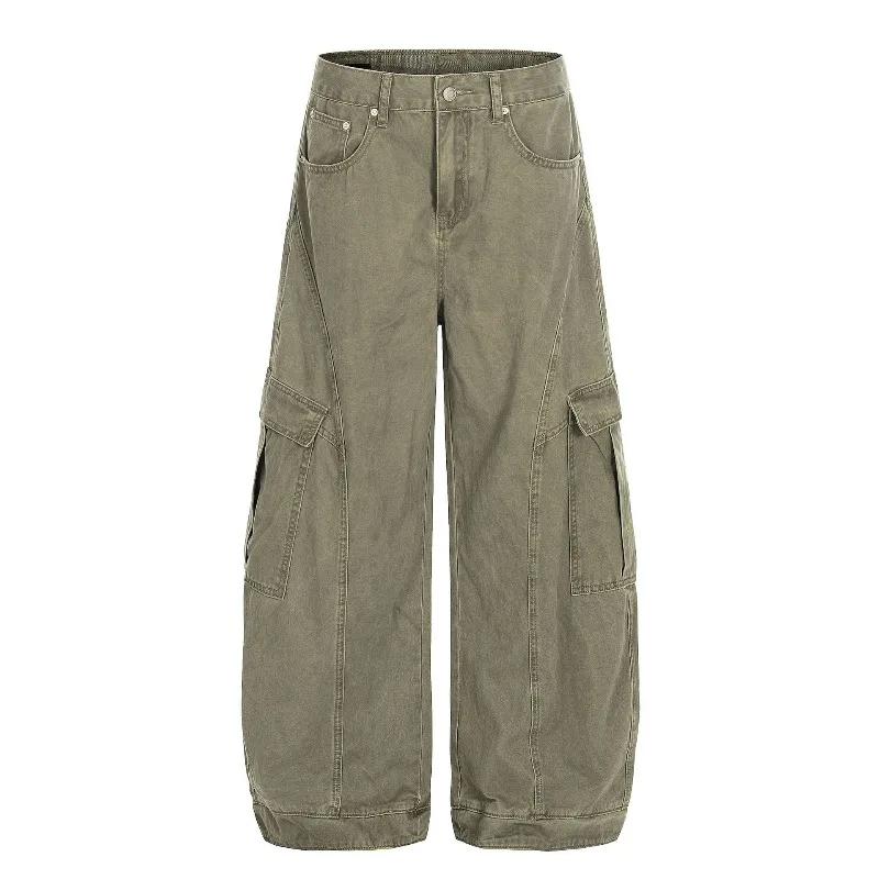 2026 New Pure Cotton Retro Multi Pocket Cargo Pants for Men Korean Fashion Men's Baggy Wide Leg Pants Streetwear Men Clothing
2026 New Pure Cotton Retro Multi Pocket Cargo Pants for Men Korean Fashion Men's Baggy Wide Leg Pants Streetwear Men Clothing
