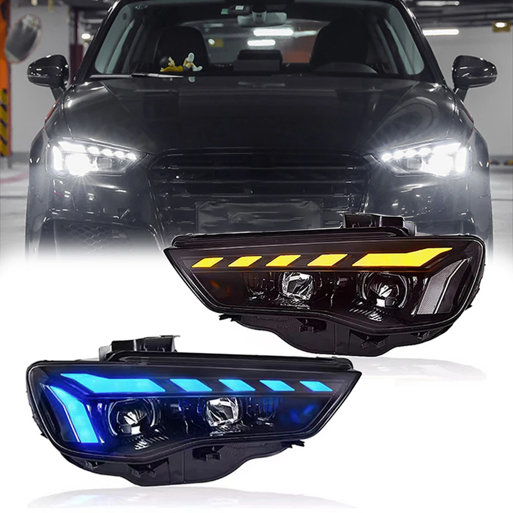 2PCS Car LED Headlight For Audi A3 2013 2014 2015 2016 8V Sedan Sportback S3 Upgrade RS5 Style DRL Turn Signal Headlamp Assembly
2PCS Car LED Headlight For Audi A3 2013 2014 2015 2016 8V Sedan Sportback S3 Upgrade RS5 Style DRL Turn Signal Headlamp Assembly