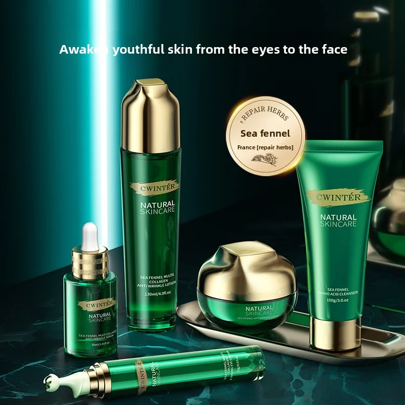 Sea Fennel Multi-Collagen Set Reduces Fine Lines Repairs Skin Hydrates Brightens Anti-Aging Firming Skincare
Sea Fennel Multi-Collagen Set Reduces Fine Lines Repairs Skin Hydrates Brightens Anti-Aging Firming Skincare