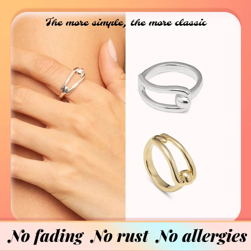 Spain Unode50 simple geometric silver plated ring lovers leisure jewelry Europe and the United States popular niche rings
Spain Unode50 simple geometric silver plated ring lovers leisure jewelry Europe and the United States popular niche rings