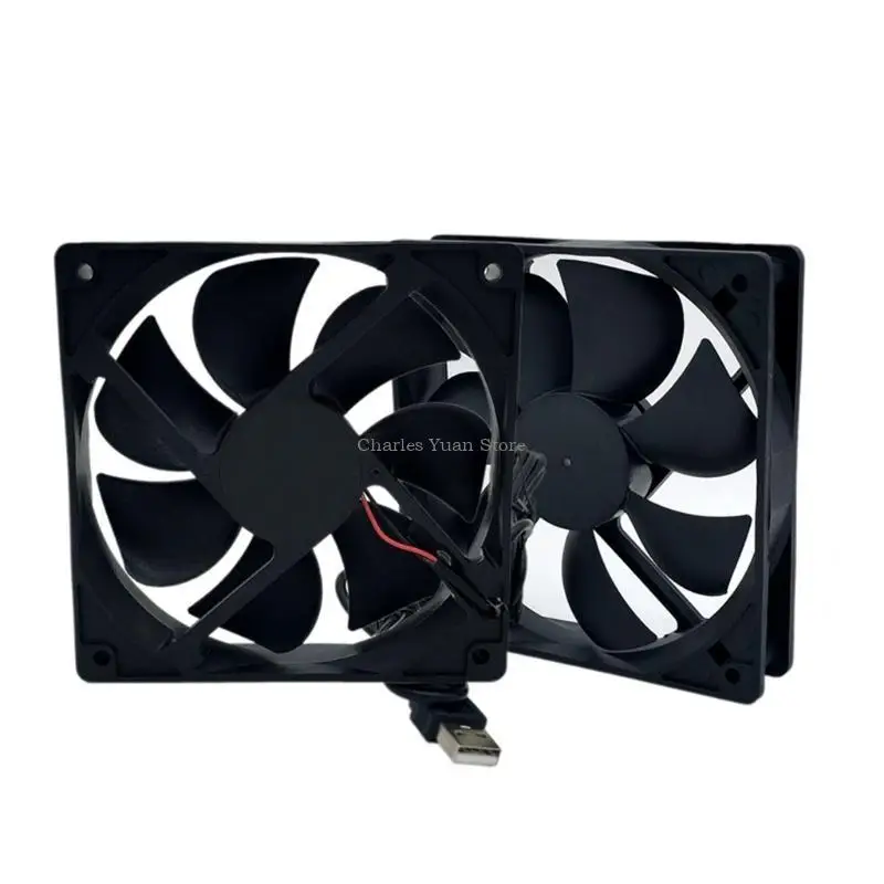 120x120x25mm Fan 12025 5V for DC Brushless Computer Cooling Fan 2200RPM USB 2 Pin Dual Ball Bearing PC Computer for Case
120x120x25mm Fan 12025 5V for DC Brushless Computer Cooling Fan 2200RPM USB 2 Pin Dual Ball Bearing PC Computer for Case