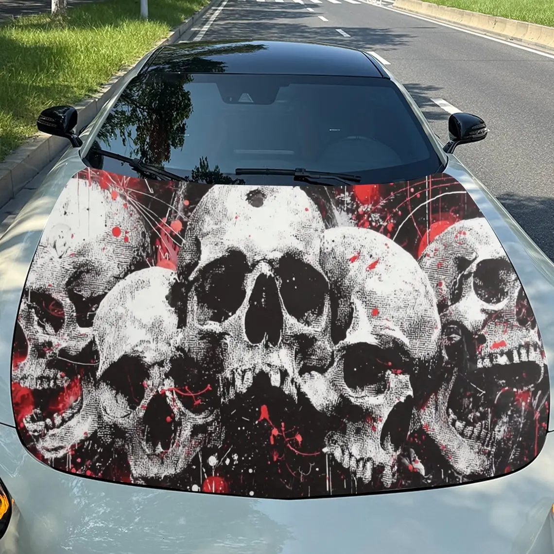 Graffiti Skull Car Hood Stickers, Truck Stickers, Self-adhesive Long-lasting Car Parts, Suitable For Cars, Truck Hood Decoration
Graffiti Skull Car Hood Stickers, Truck Stickers, Self-adhesive Long-lasting Car Parts, Suitable For Cars, Truck Hood Decoration