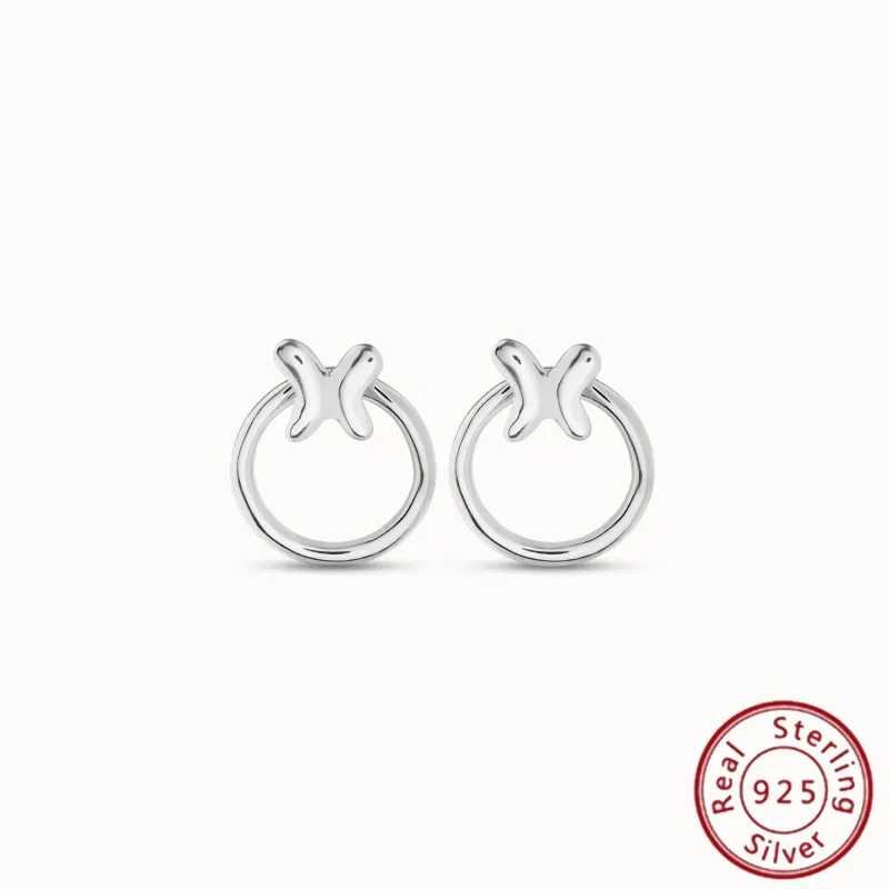 S925 Silver of 50 Round Hanging Butterfly Earrings for Women, Popular Jewelry, Simple Fashion, Festival Popular Gift,
S925 Silver of 50 Round Hanging Butterfly Earrings for Women, Popular Jewelry, Simple Fashion, Festival Popular Gift,