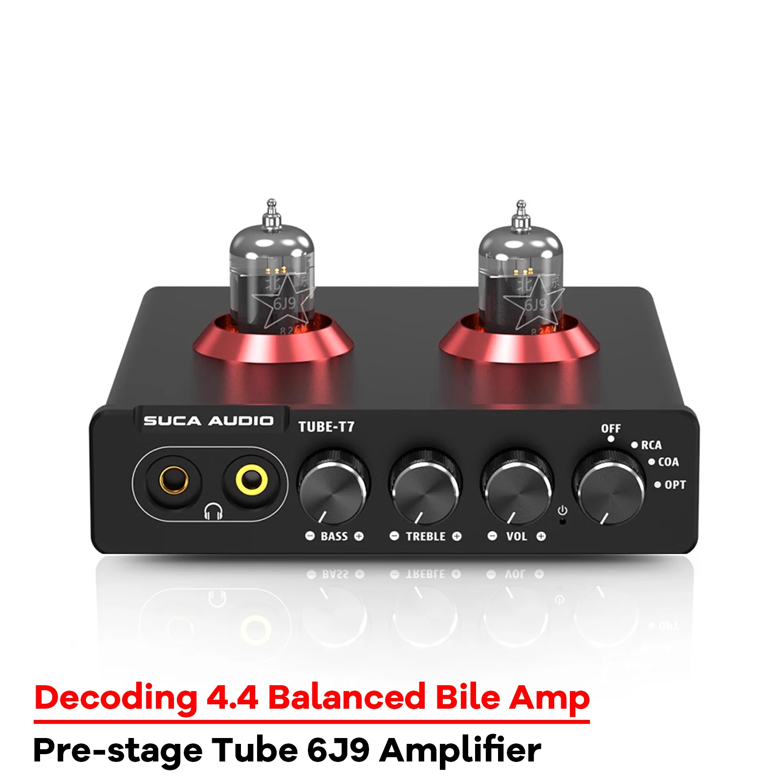 SUCA AUDIO Tube Preamplifier 6J9 Amplifier Pre-fiber Coaxial DAC Decoding 4.4 Balanced Bile Headphone Amplifier
SUCA AUDIO Tube Preamplifier 6J9 Amplifier Pre-fiber Coaxial DAC Decoding 4.4 Balanced Bile Headphone Amplifier