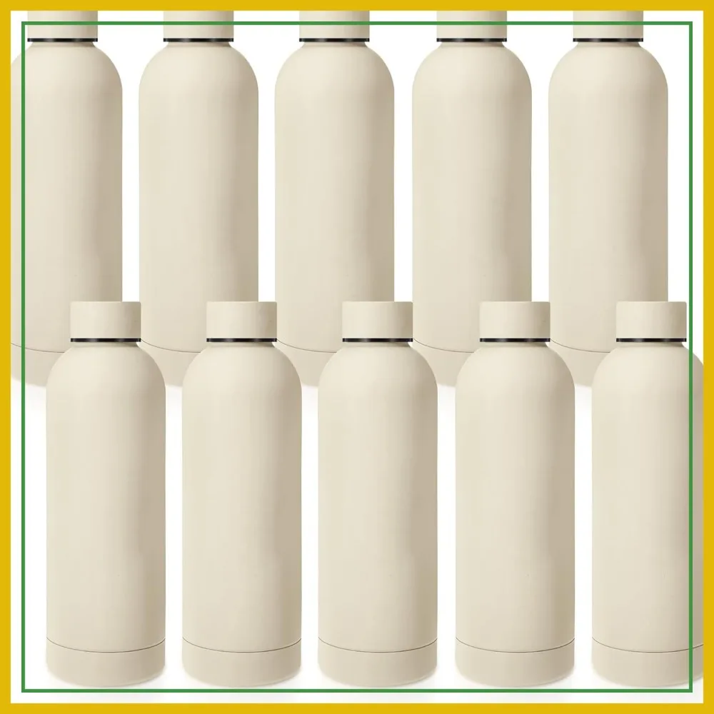 10 Pack 17 oz Stainless Steel Water Bottles Bulk Insulated Double Wall Vacuum Leakproof Sport Flask Reusable
10 Pack 17 oz Stainless Steel Water Bottles Bulk Insulated Double Wall Vacuum Leakproof Sport Flask Reusable