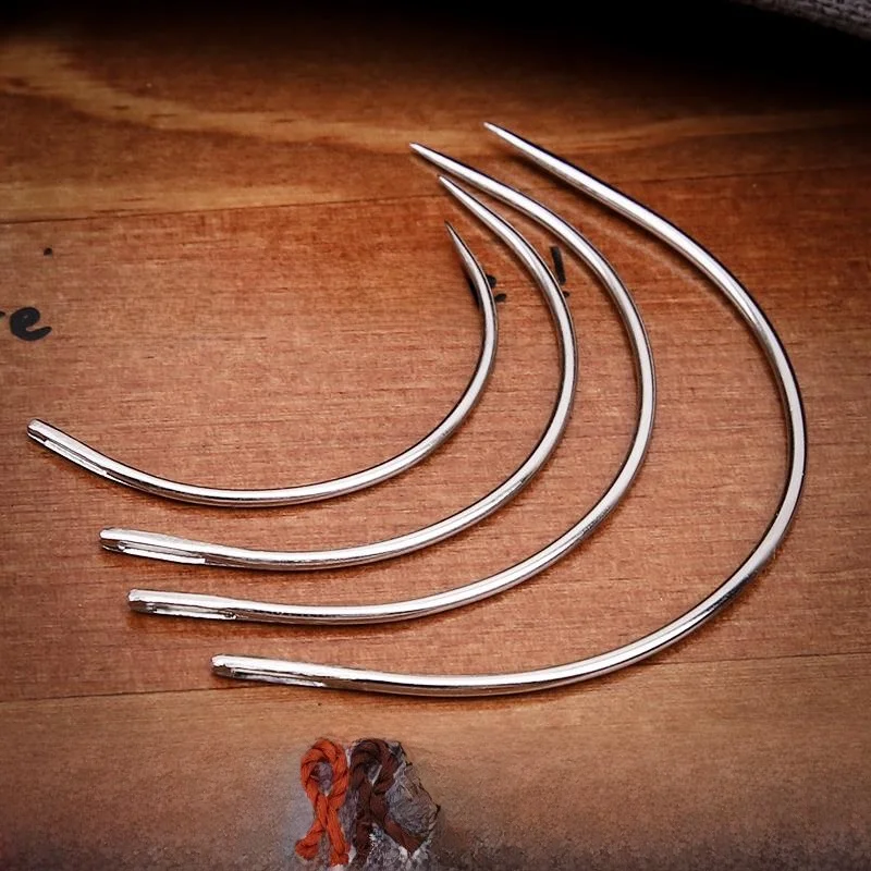 Hand Sewing Curved Needle Large Leather Sewing Needle Sofa Repair Hook Needle for DIY Home Fabric And Handcraft
Hand Sewing Curved Needle Large Leather Sewing Needle Sofa Repair Hook Needle for DIY Home Fabric And Handcraft