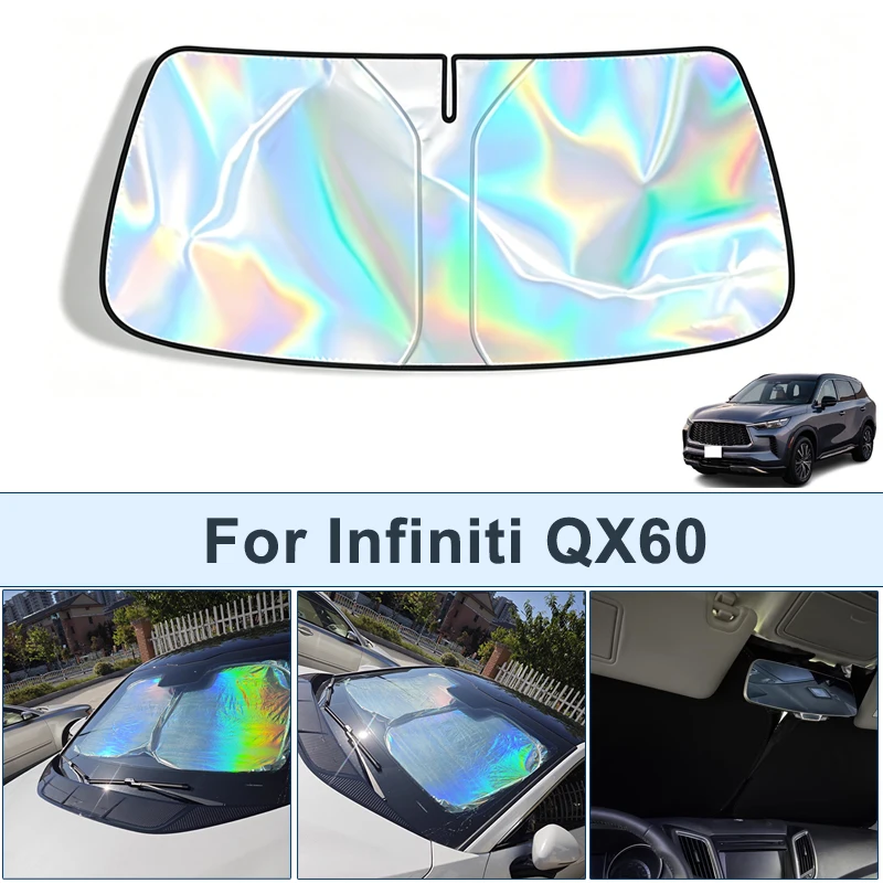 Foldable Front Windshield Sun Shade For Infiniti QX60 UV Reflective Sun Protection Cover Car Interior Accessories
Foldable Front Windshield Sun Shade For Infiniti QX60 UV Reflective Sun Protection Cover Car Interior Accessories