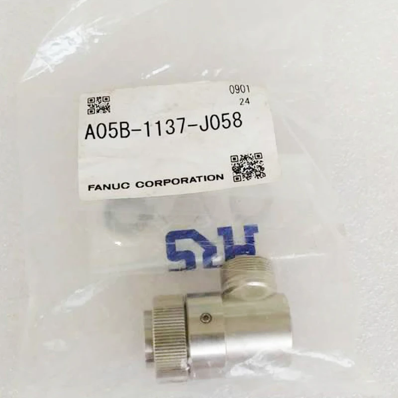Разъем EE для робота Fanuc, новый: A05B-1137-J058 (угловой) и A05B-1137-J057 (прямой)
Разъем EE для робота Fanuc, новый: A05B-1137-J058 (угловой) и A05B-1137-J057 (прямой)
