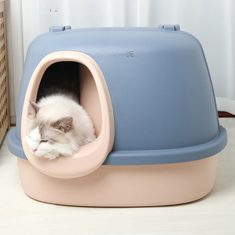 Pet Furniture Enclosed Cat Box Litter Corridor Extra Large Cat Litter Box Antisplash Odorproof Household Pet Supplies Cat Dorm
Pet Furniture Enclosed Cat Box Litter Corridor Extra Large Cat Litter Box Antisplash Odorproof Household Pet Supplies Cat Dorm