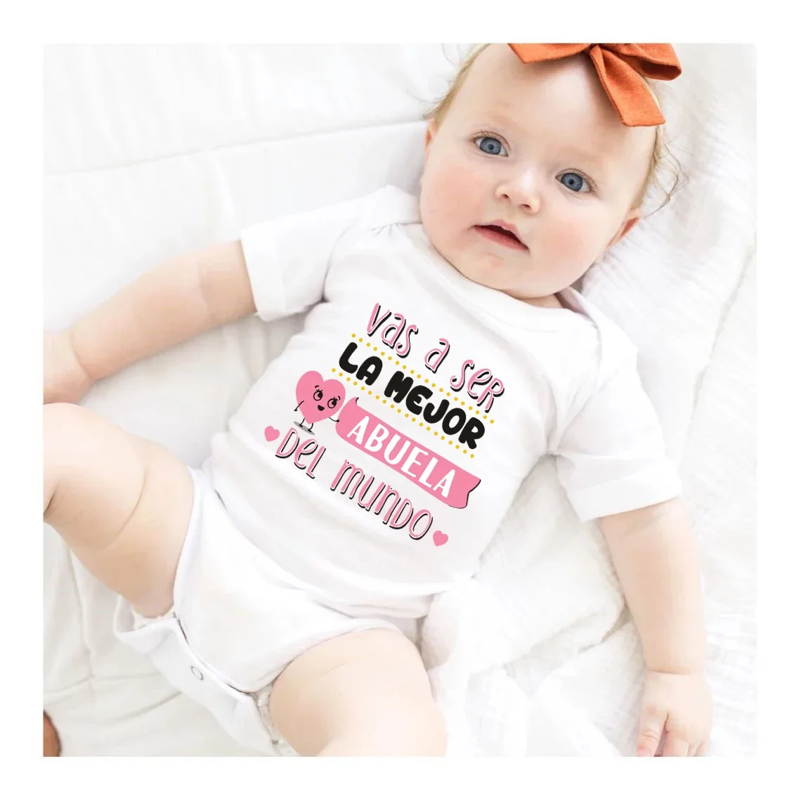 You Are Going To Be The Best Grandmother in The World Детский комбинезон с принтом Объявление о беременности Летнее боди для новорожденных
You Are Going To Be The Best Grandmother in The World Детский комбинезон с принтом Объявление о беременности Летнее боди для новорожденных