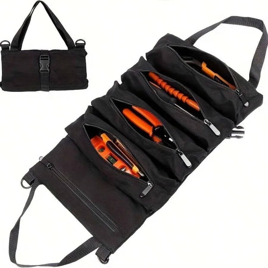 Super Scroll Tool Kit, Multi Functional Scroll Tool Kit, Multi Functional Roll Tool Bag, Suitable For Mechanics And Electrician
Super Scroll Tool Kit, Multi Functional Scroll Tool Kit, Multi Functional Roll Tool Bag, Suitable For Mechanics And Electrician