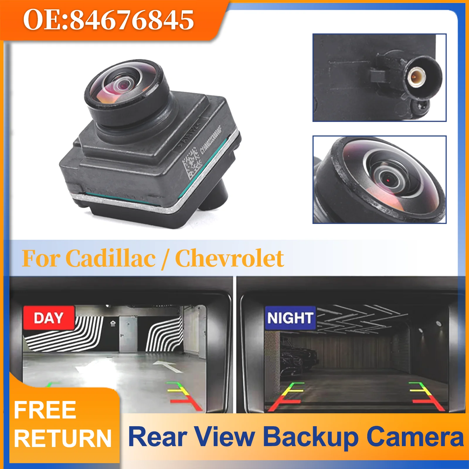 RearView Parking Camera 84676845 For Chevrolet Corvette 2020-2021 Blazer 2019-2021 Silverado 2020-2021 Equinox 2019-2020
RearView Parking Camera 84676845 For Chevrolet Corvette 2020-2021 Blazer 2019-2021 Silverado 2020-2021 Equinox 2019-2020
