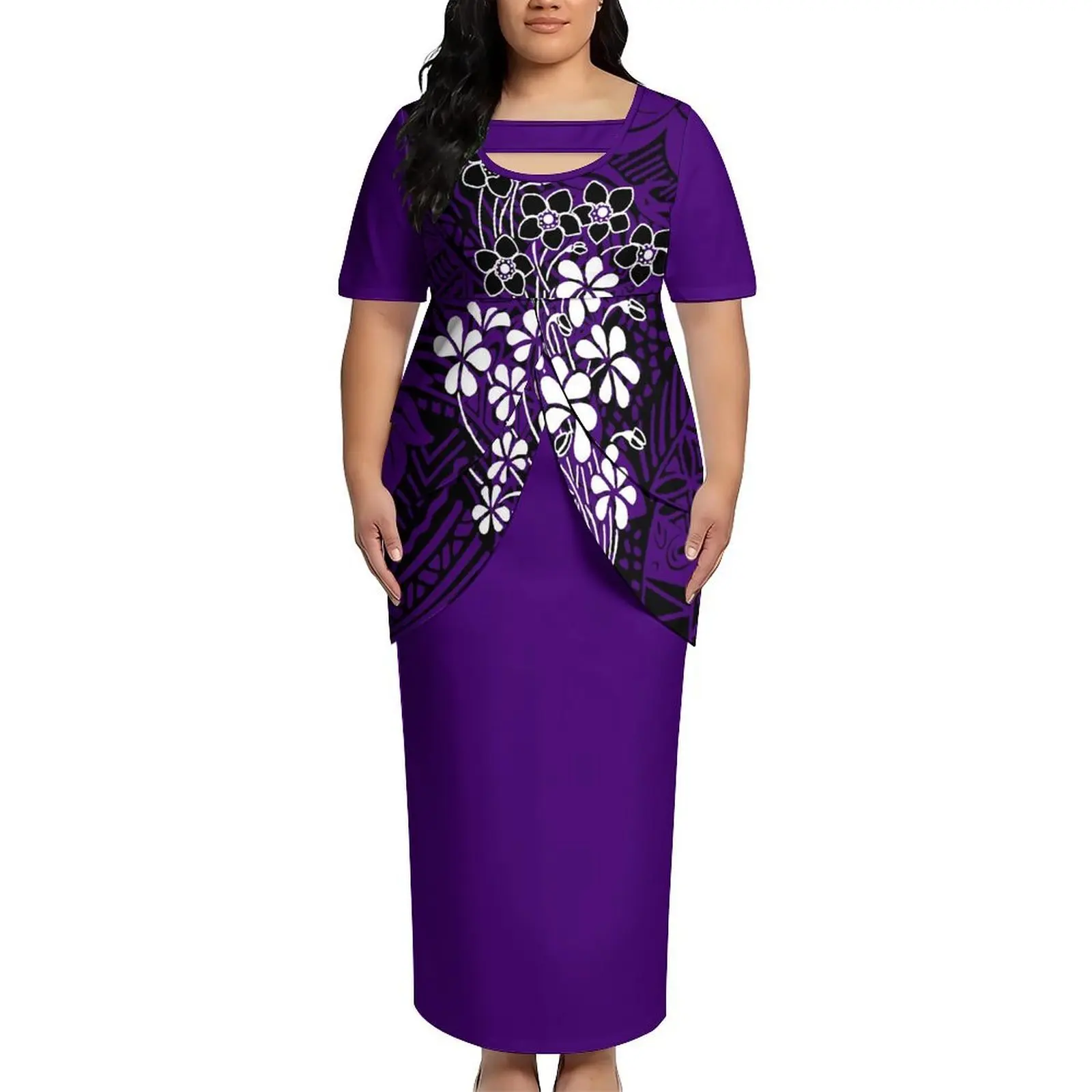 Polynesian Island Ladies Can Customize This Printed Puletasi Suit Skirt With Double Slit At The Hem It Is A Formal Evening Dress
Polynesian Island Ladies Can Customize This Printed Puletasi Suit Skirt With Double Slit At The Hem It Is A Formal Evening Dress