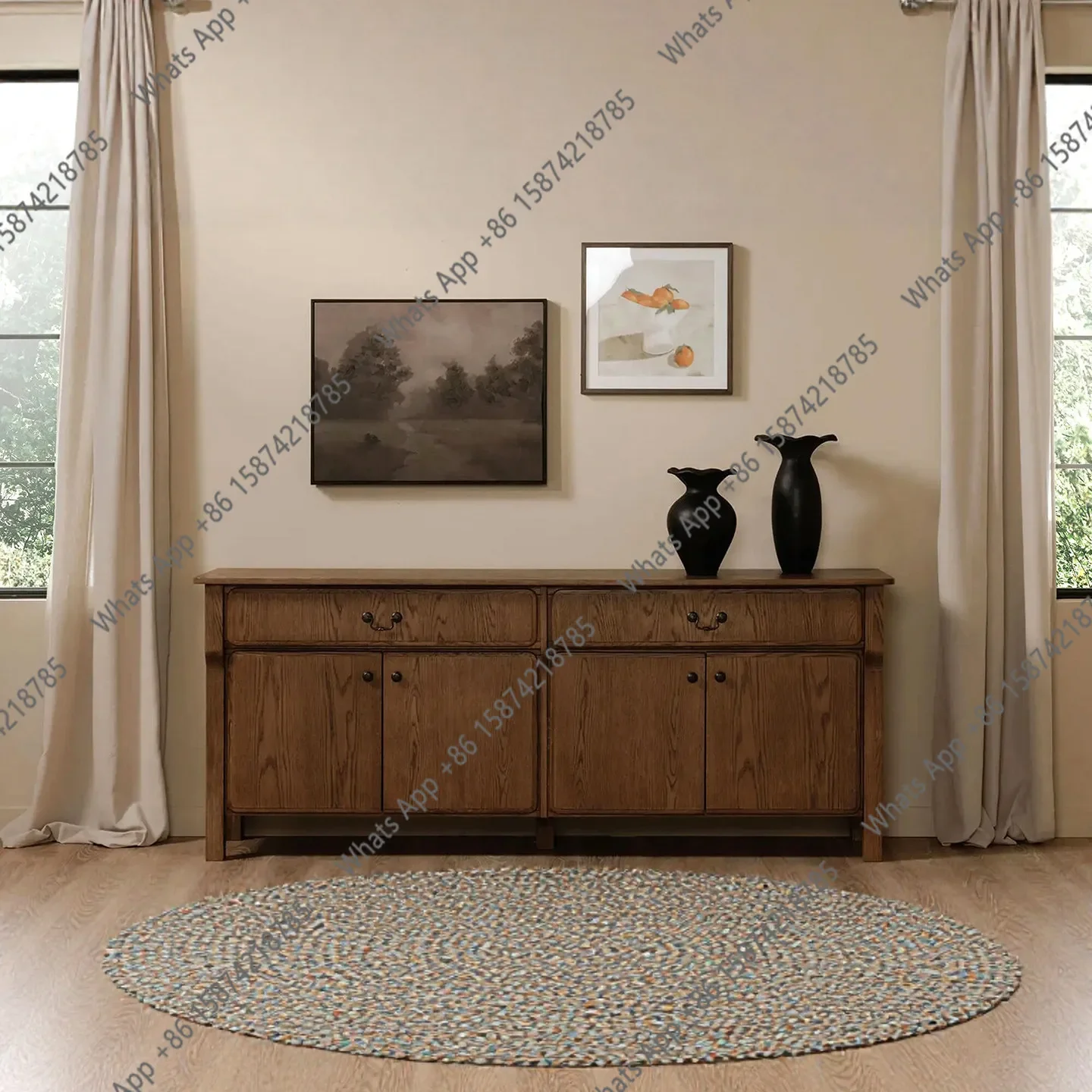X French Retro Solid Wood Dining Side Cabinet American Living Room TV Cabinet Storage Medium Antique Entrance Cabinet Designer
X French Retro Solid Wood Dining Side Cabinet American Living Room TV Cabinet Storage Medium Antique Entrance Cabinet Designer