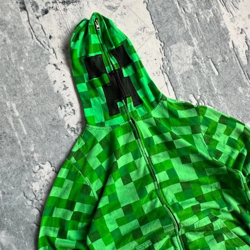 High Street Fashion Clothing Cartoon Green Monster Loose Zipper Hoodie Men Street Fashion Casual Retro Harajuku Y2K Sweatshirt
High Street Fashion Clothing Cartoon Green Monster Loose Zipper Hoodie Men Street Fashion Casual Retro Harajuku Y2K Sweatshirt