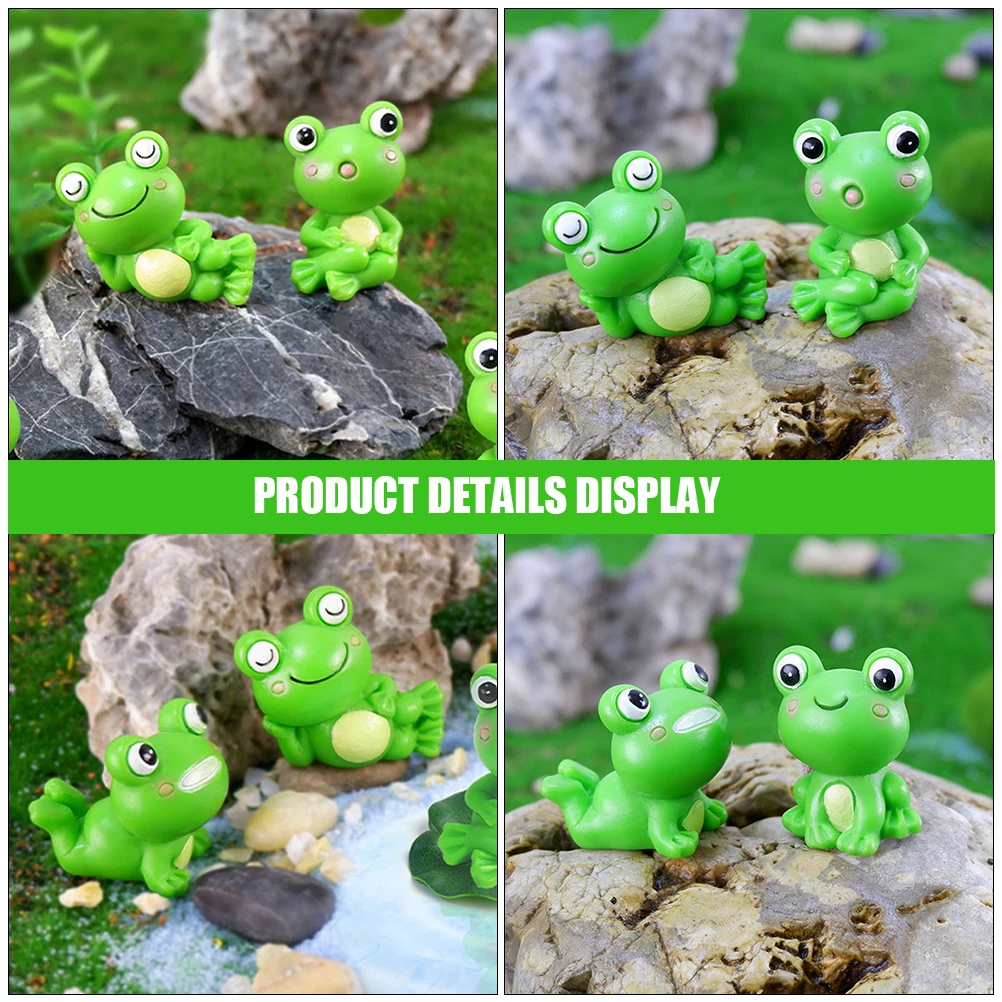 12pcs Frog Sculpture Statue Miniatures Realistic Resin Garden Ornaments Decorations Planter Accessories Plants
12pcs Frog Sculpture Statue Miniatures Realistic Resin Garden Ornaments Decorations Planter Accessories Plants