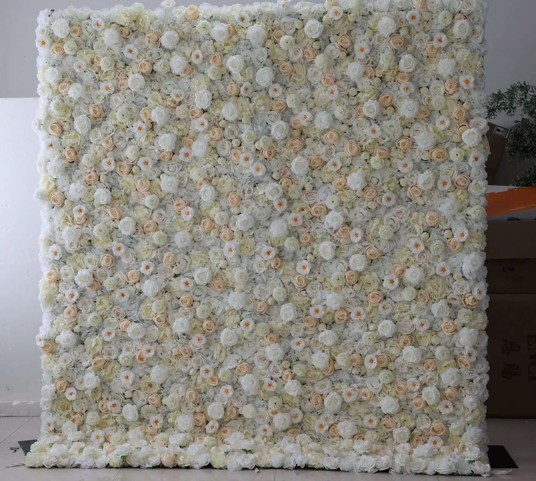 Royal Series Deluxe 3D Champagne Rose Mixed Floral Wall Roll Curtain fabric Birthday party wedding background decoration
Royal Series Deluxe 3D Champagne Rose Mixed Floral Wall Roll Curtain fabric Birthday party wedding background decoration
