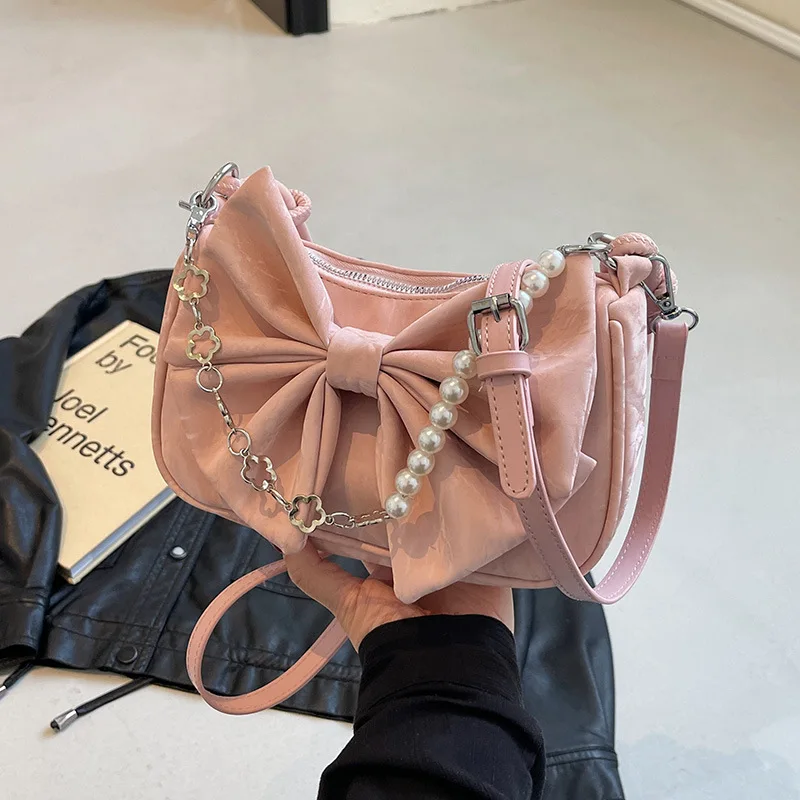 Bow Love Bag Women 2025 Fashion Chain Crossbody Bag Niche Design Senior Sense Shoulder Bag
Bow Love Bag Women 2025 Fashion Chain Crossbody Bag Niche Design Senior Sense Shoulder Bag
