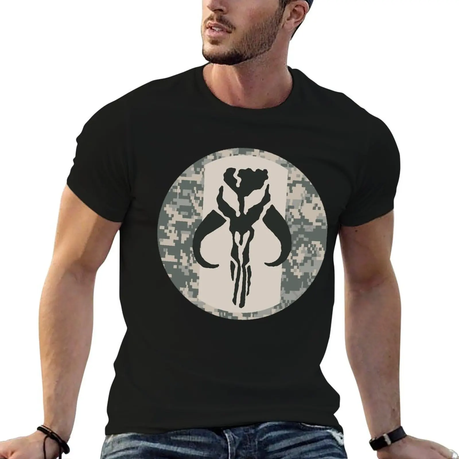 Mando Shoulder Patch Mythosaur Army T-Shirt man t shirt summer man t shirts cotton T-Shirt
Mando Shoulder Patch Mythosaur Army T-Shirt man t shirt summer man t shirts cotton T-Shirt