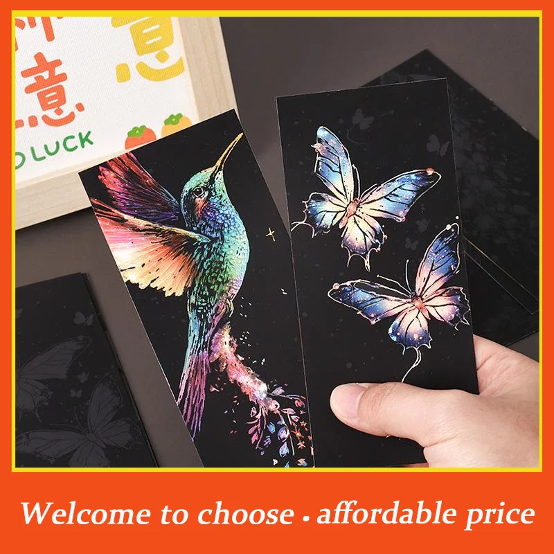 TH 12Pcs/set Animal Paper Painting Drawing Toy Bookmark Scratch Art With Stylus Stress Relief Adult Kid Gift
TH 12Pcs/set Animal Paper Painting Drawing Toy Bookmark Scratch Art With Stylus Stress Relief Adult Kid Gift