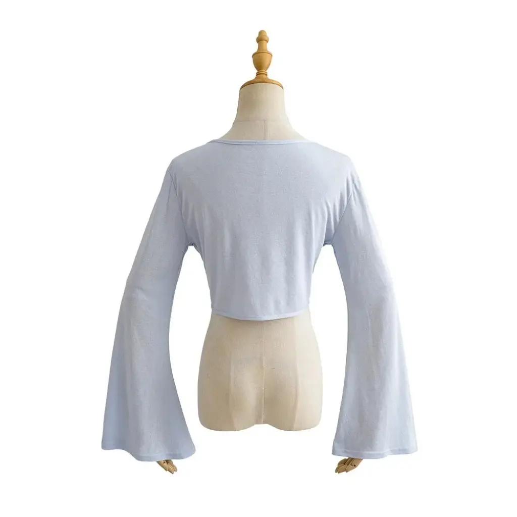 YPFF женская рубашка с рукавами-колокольчиками, солнцезащитная рубашка, сексуальный короткий топ на шнуровке с бантом, модная весенне-летняя одежда
YPFF женская рубашка с рукавами-колокольчиками, солнцезащитная рубашка, сексуальный короткий топ на шнуровке с бантом, модная весенне-летняя одежда