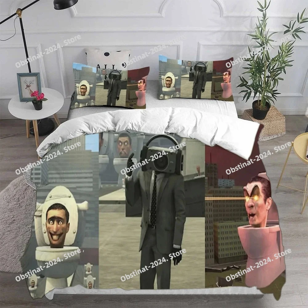 3D Print Game Skibidi Toilet Arale Bedding Set Double Twin King Duvet Cover Comforter Pillowcase Boys Girls Adults Bedroom
3D Print Game Skibidi Toilet Arale Bedding Set Double Twin King Duvet Cover Comforter Pillowcase Boys Girls Adults Bedroom