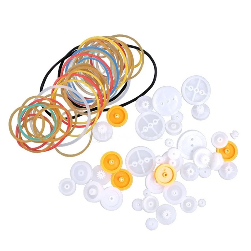 Convenient Transmission Belt Pulley Rubber Combination Set DIY Model and Other Projects
Convenient Transmission Belt Pulley Rubber Combination Set DIY Model and Other Projects