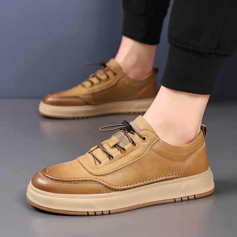 Sports and leisure board shoes Classic Gentleman Luxury Style office Outdoor leisure street walking Comfortable youth shoes
Sports and leisure board shoes Classic Gentleman Luxury Style office Outdoor leisure street walking Comfortable youth shoes