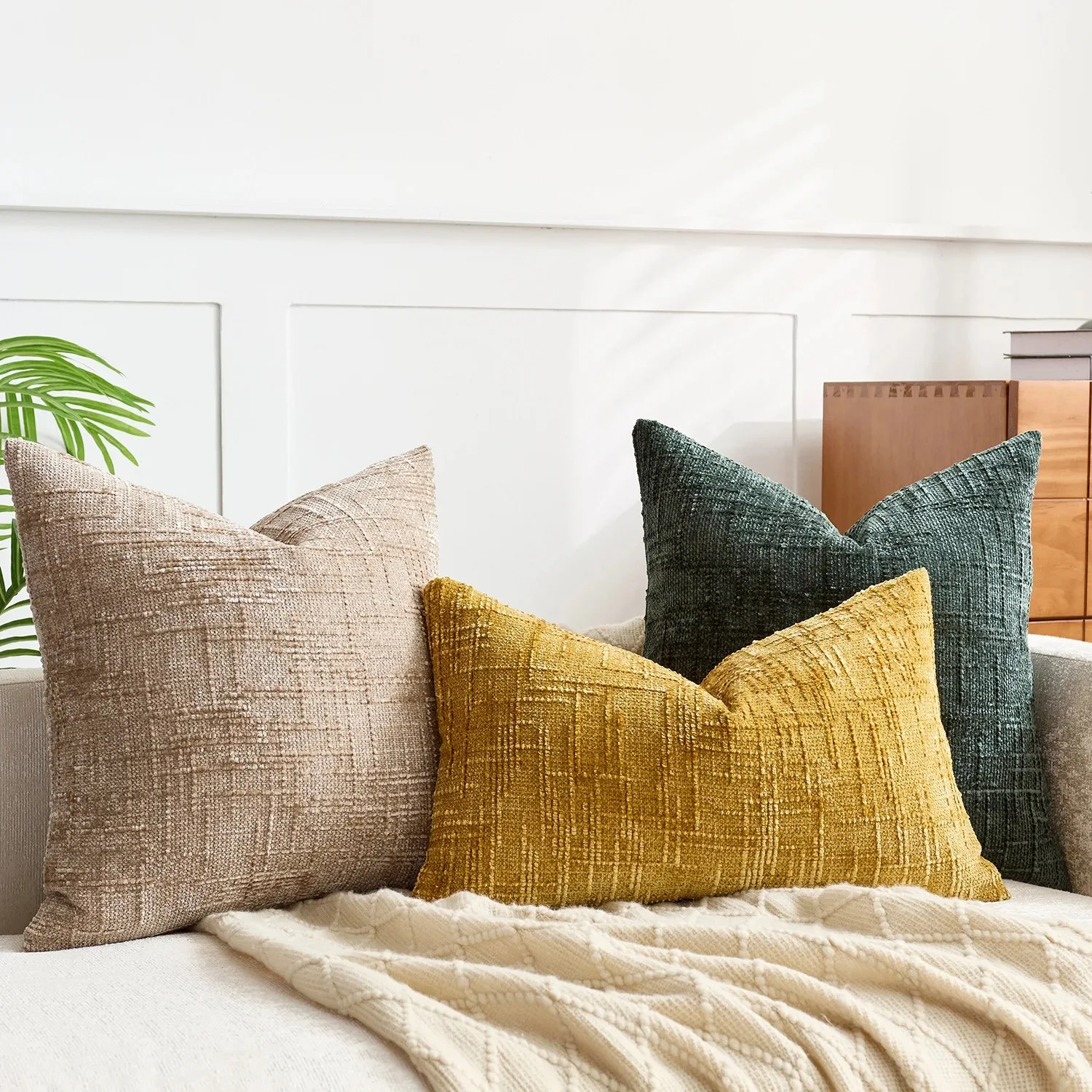 Chenille Coarse Yarn Cushion Cover 40/45/50cm Bamboo Textured Solid Color Throw Pillow Case For Bedroom Sofa Home Decorative
Chenille Coarse Yarn Cushion Cover 40/45/50cm Bamboo Textured Solid Color Throw Pillow Case For Bedroom Sofa Home Decorative
