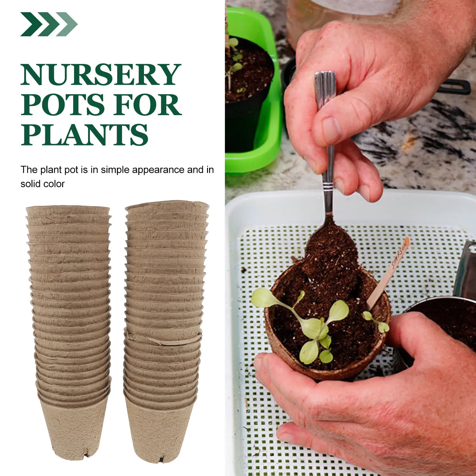 50 PCS Paper Flower Pot Orchid Pots with Holes Mini Start Grow for Plants Child Garden Bonsai
50 PCS Paper Flower Pot Orchid Pots with Holes Mini Start Grow for Plants Child Garden Bonsai