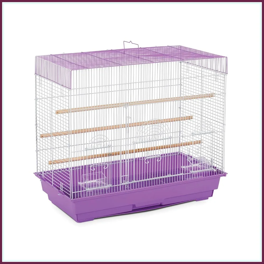 26" Flight Cage for Birds, Lilac/White, 26x14x22 Inches
26" Flight Cage for Birds, Lilac/White, 26x14x22 Inches