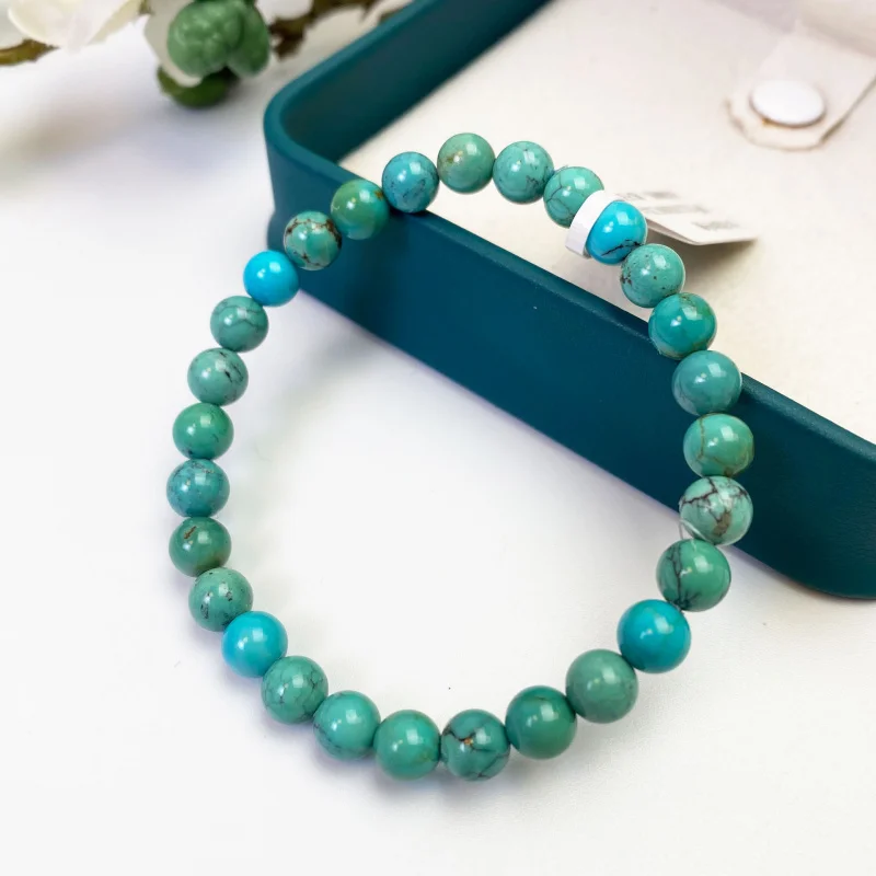 Hubei Shiyan Turquoise Bead Bracelet Fashionable Versatile
Hubei Shiyan Turquoise Bead Bracelet Fashionable Versatile