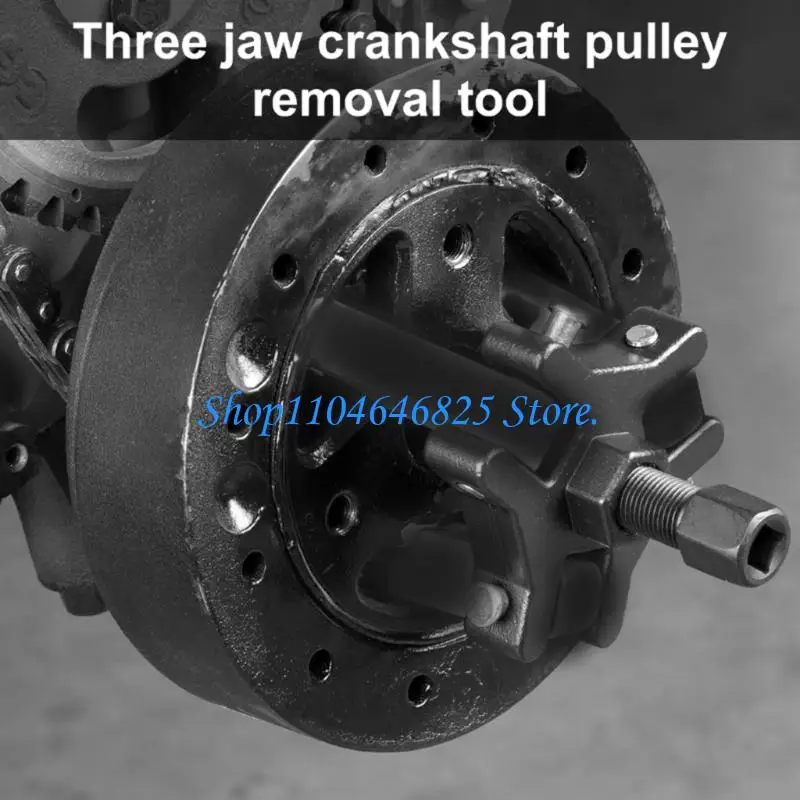 Professional 3 Jaw Crankshaft Pulley Puller Tool Improved Version For Vibration Damper Elimination With Even Force Application
Professional 3 Jaw Crankshaft Pulley Puller Tool Improved Version For Vibration Damper Elimination With Even Force Application