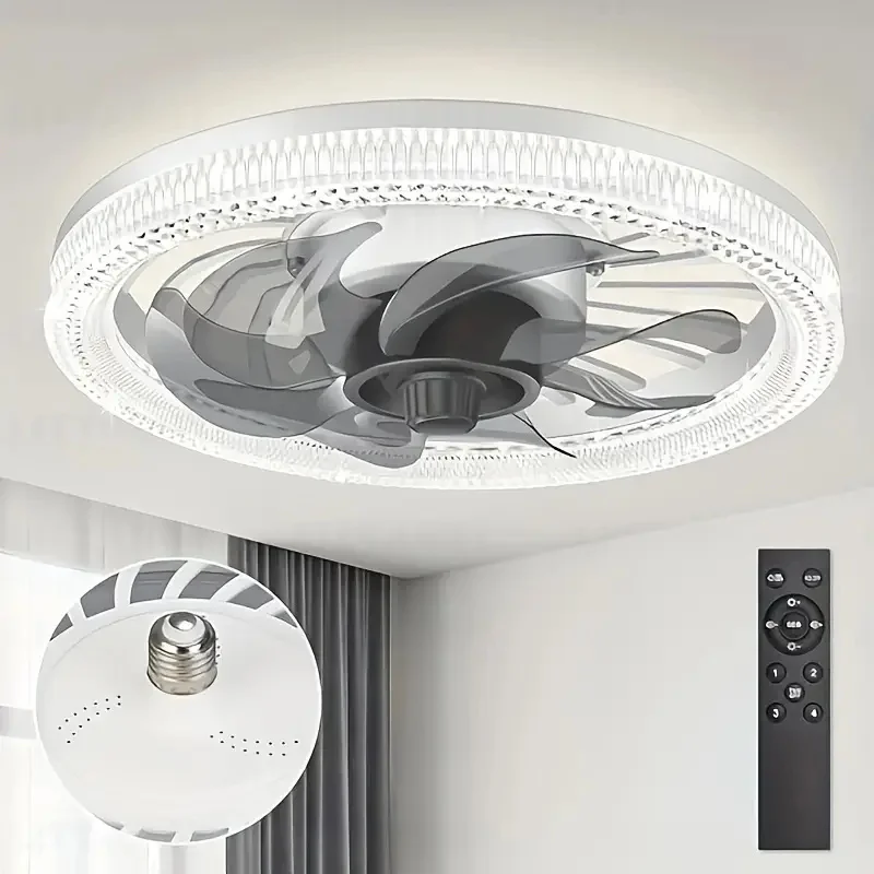Ceiling Fans with Lights and Remote Low Profile E27 Socket Ceiling Fan 3 Color Dimmable Fandelier Modern Ceiling Fan for Bedroom
Ceiling Fans with Lights and Remote Low Profile E27 Socket Ceiling Fan 3 Color Dimmable Fandelier Modern Ceiling Fan for Bedroom