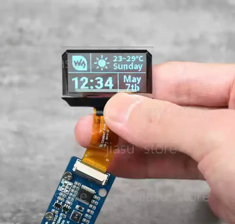 1.51-Inch transparent OLED display 128x64 resolution SPI/I2C/parallel interface, high contrast module
1.51-Inch transparent OLED display 128x64 resolution SPI/I2C/parallel interface, high contrast module