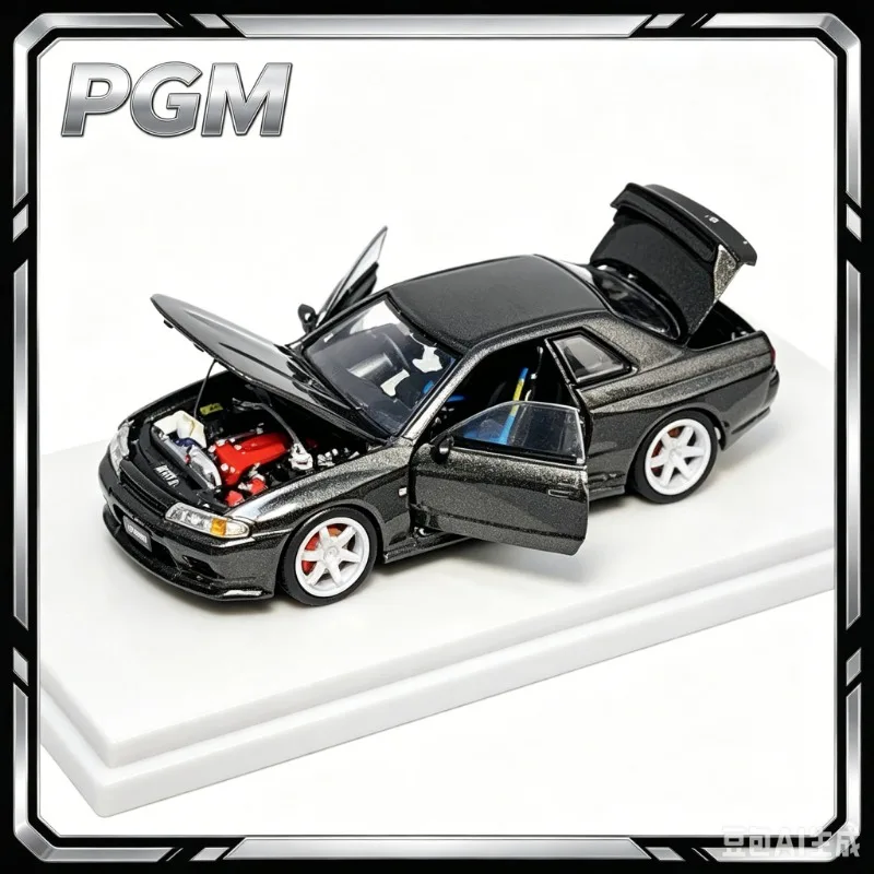 PGM 1:64 Nissan GTR R32 Metal Grey Fully Open Alloy Car Model, Simulation Static Ornament, Festival Creative Gift
PGM 1:64 Nissan GTR R32 Metal Grey Fully Open Alloy Car Model, Simulation Static Ornament, Festival Creative Gift