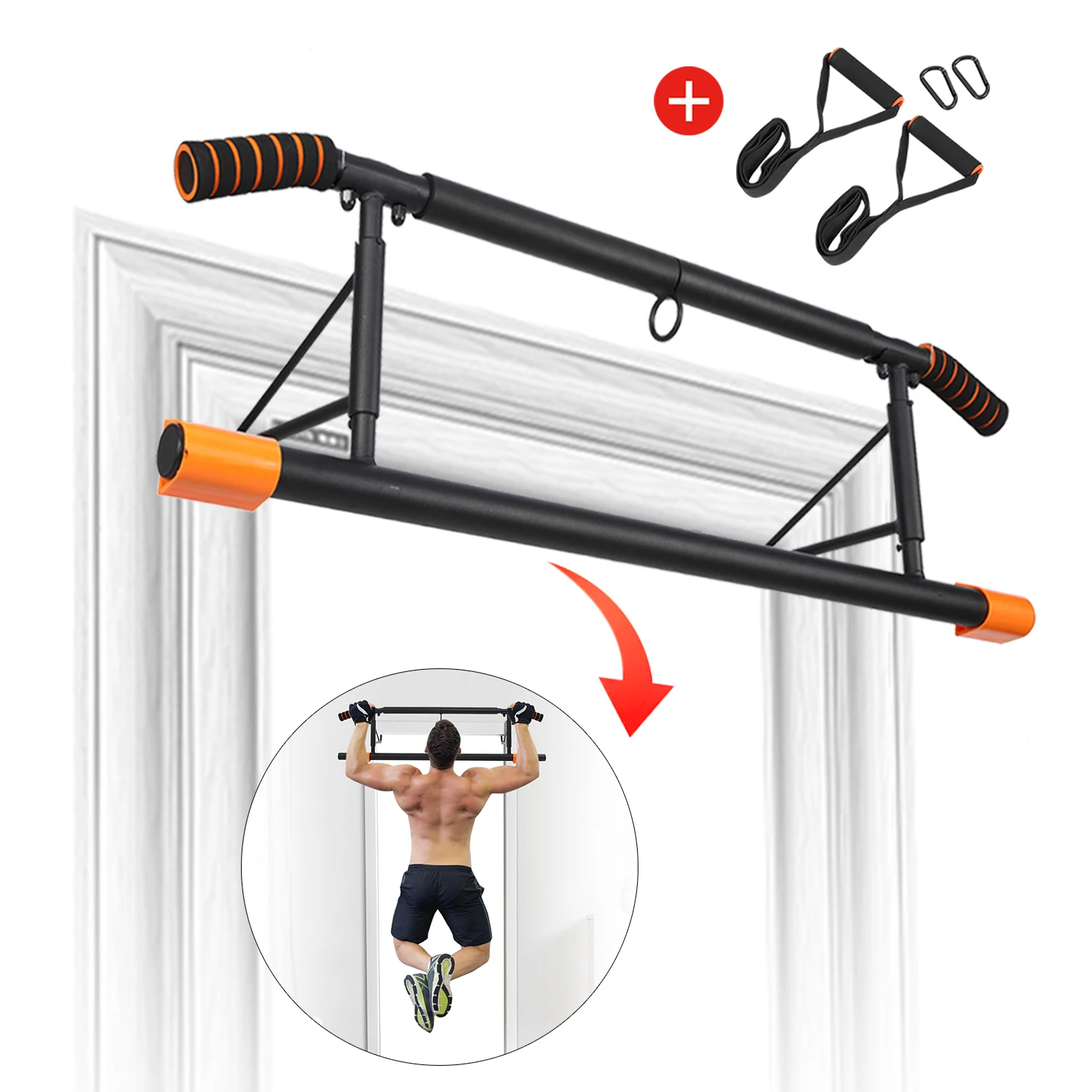 Adjustable Portable Door Pull-up Bar for Home Gym Workout Indoor Chin-up Horizontal Bar for Fitness for Doorway Use
Adjustable Portable Door Pull-up Bar for Home Gym Workout Indoor Chin-up Horizontal Bar for Fitness for Doorway Use