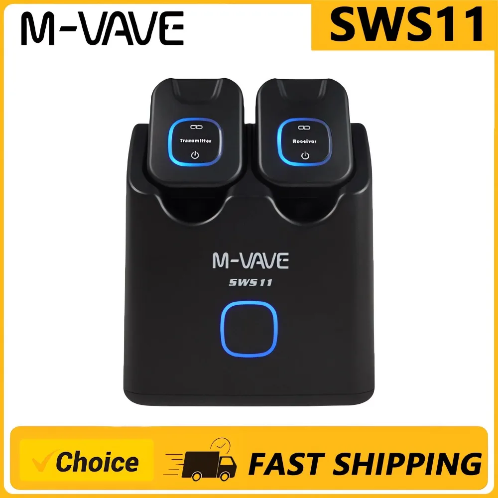 M-Vave SWS11 5.8GHz Wireless Guitar System Digital Transmitter Receiver for Electric Guitar and Electric Bass
M-Vave SWS11 5.8GHz Wireless Guitar System Digital Transmitter Receiver for Electric Guitar and Electric Bass