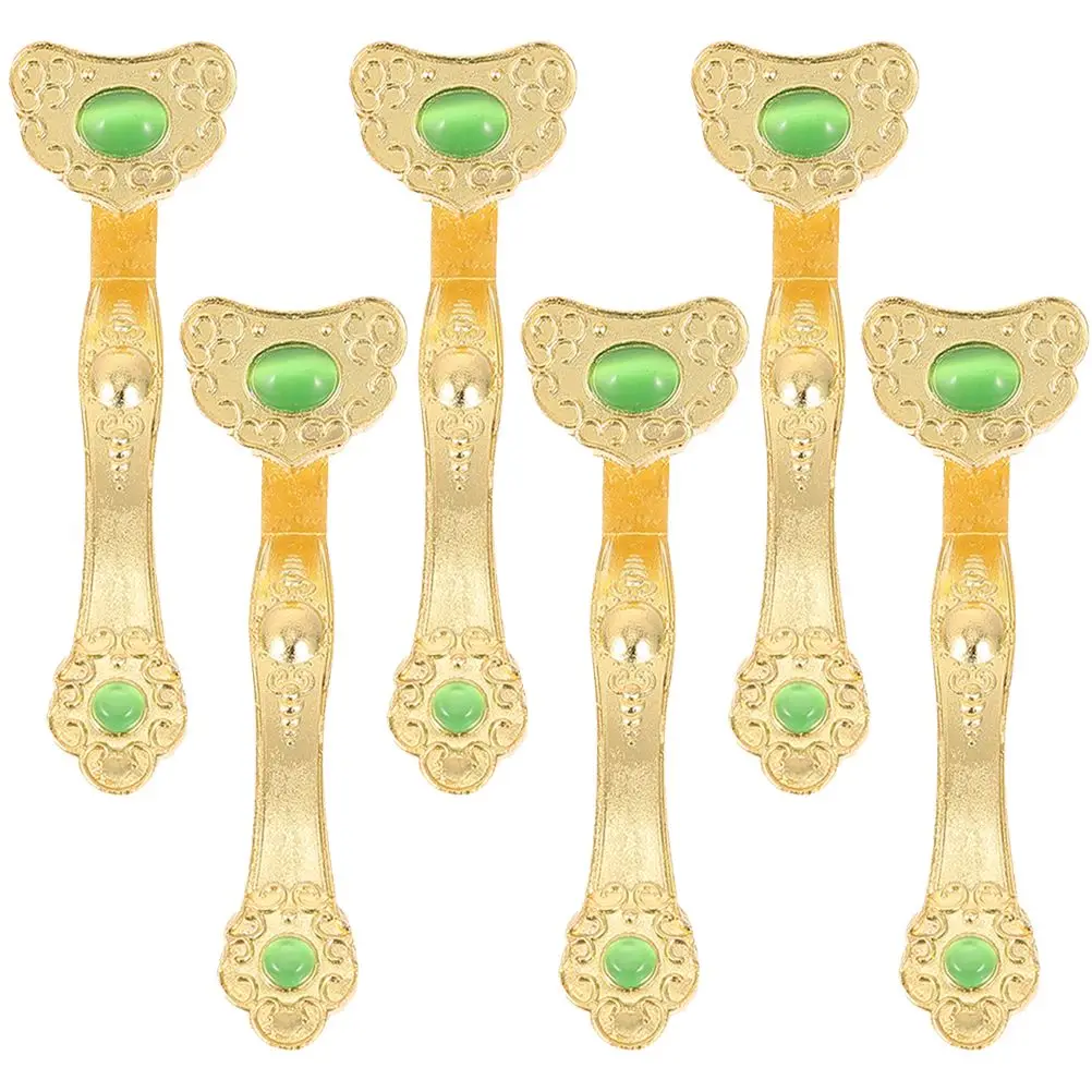 6 Pcs Alloy Ruyi Ornaments Home Decor Lucky Desktop Metal Crafts Chinese Style Fortunate Living Room Table Adornment
6 Pcs Alloy Ruyi Ornaments Home Decor Lucky Desktop Metal Crafts Chinese Style Fortunate Living Room Table Adornment