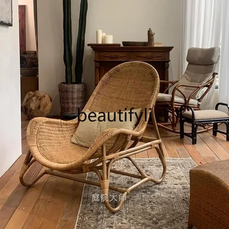 xzzCasual single chair Balcony rattan recliner Middle ancient lazy wabi sabi retro true vine sofa chair
xzzCasual single chair Balcony rattan recliner Middle ancient lazy wabi sabi retro true vine sofa chair