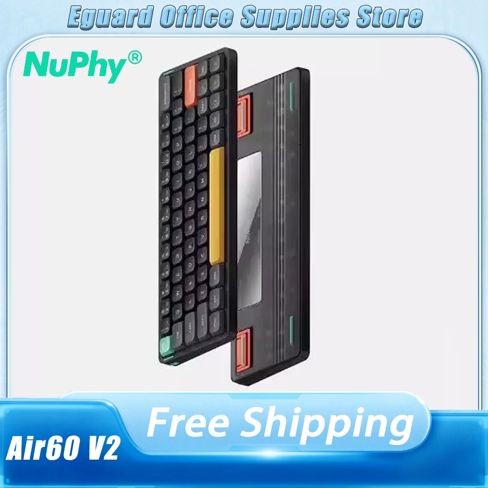 NuPhy Air60 V2 Mechanical Keyboard Three Mode RGB Backlight Wireless Keyboard Support VIA/QMK Custom Pc Gamer Accessories Gifts
NuPhy Air60 V2 Mechanical Keyboard Three Mode RGB Backlight Wireless Keyboard Support VIA/QMK Custom Pc Gamer Accessories Gifts