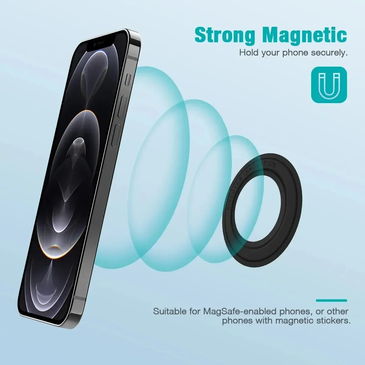 Magnetic Ring Holder For iPhone 14 13 12,Magnet Wall Mobile Phone Holder Magnetic For MagSafe,Car Phone Stand,Sticker Stand
Magnetic Ring Holder For iPhone 14 13 12,Magnet Wall Mobile Phone Holder Magnetic For MagSafe,Car Phone Stand,Sticker Stand