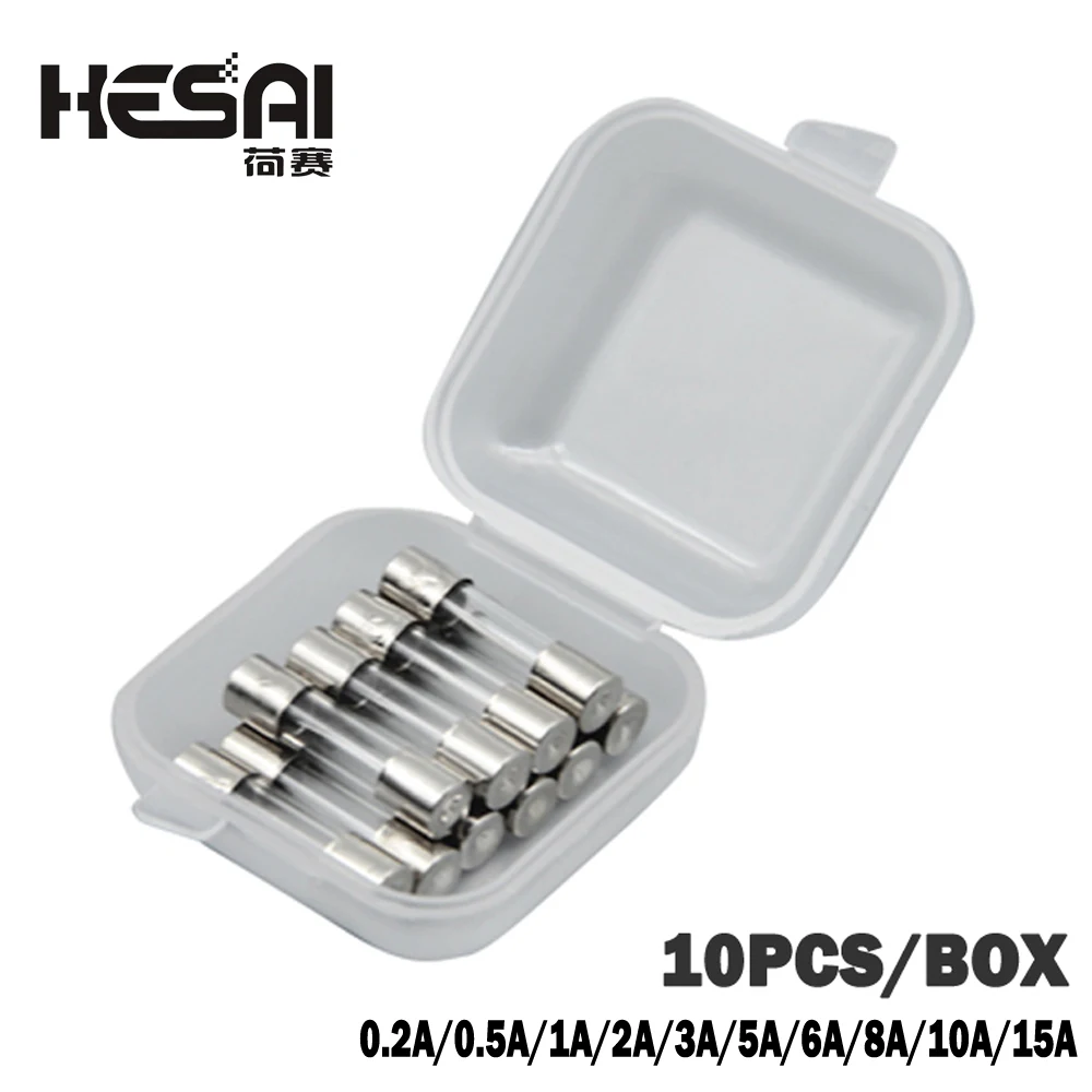 10PCS Fast Quick Blow Glass Tube Fuse 5x20mm 250V F0.2A 0.5A 1A 2A 3A 5A 6A 8A 10A15A Quick Blow Glass Tube Fuse Assorted Kits
10PCS Fast Quick Blow Glass Tube Fuse 5x20mm 250V F0.2A 0.5A 1A 2A 3A 5A 6A 8A 10A15A Quick Blow Glass Tube Fuse Assorted Kits
