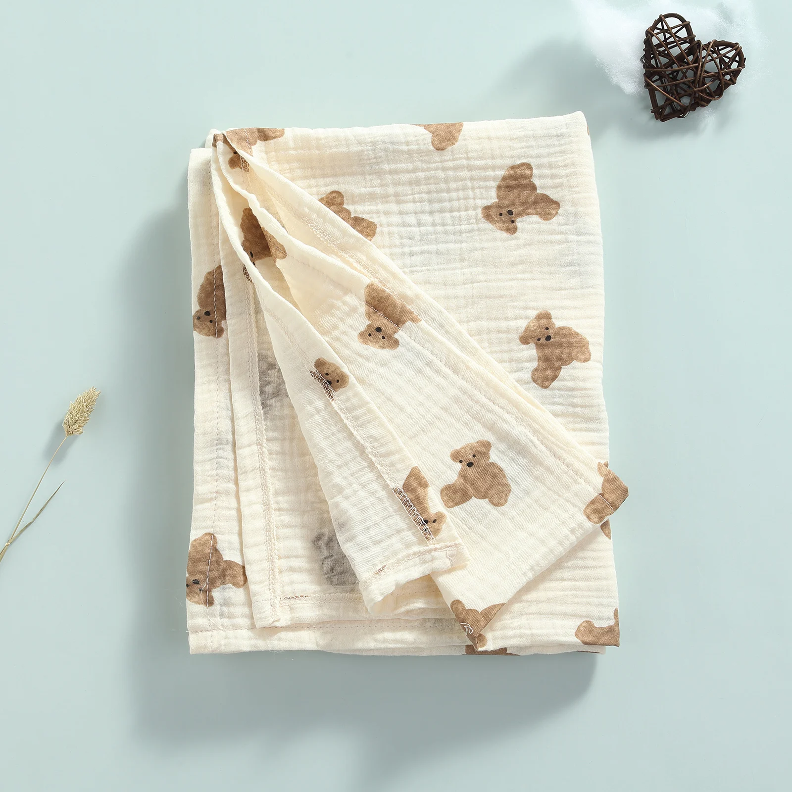 Infants Boy Girl Bathing Towel Multi-Purpose Soft Muslin Cotton Cartoon Bear Printing Baby Wrap Blanket
Infants Boy Girl Bathing Towel Multi-Purpose Soft Muslin Cotton Cartoon Bear Printing Baby Wrap Blanket